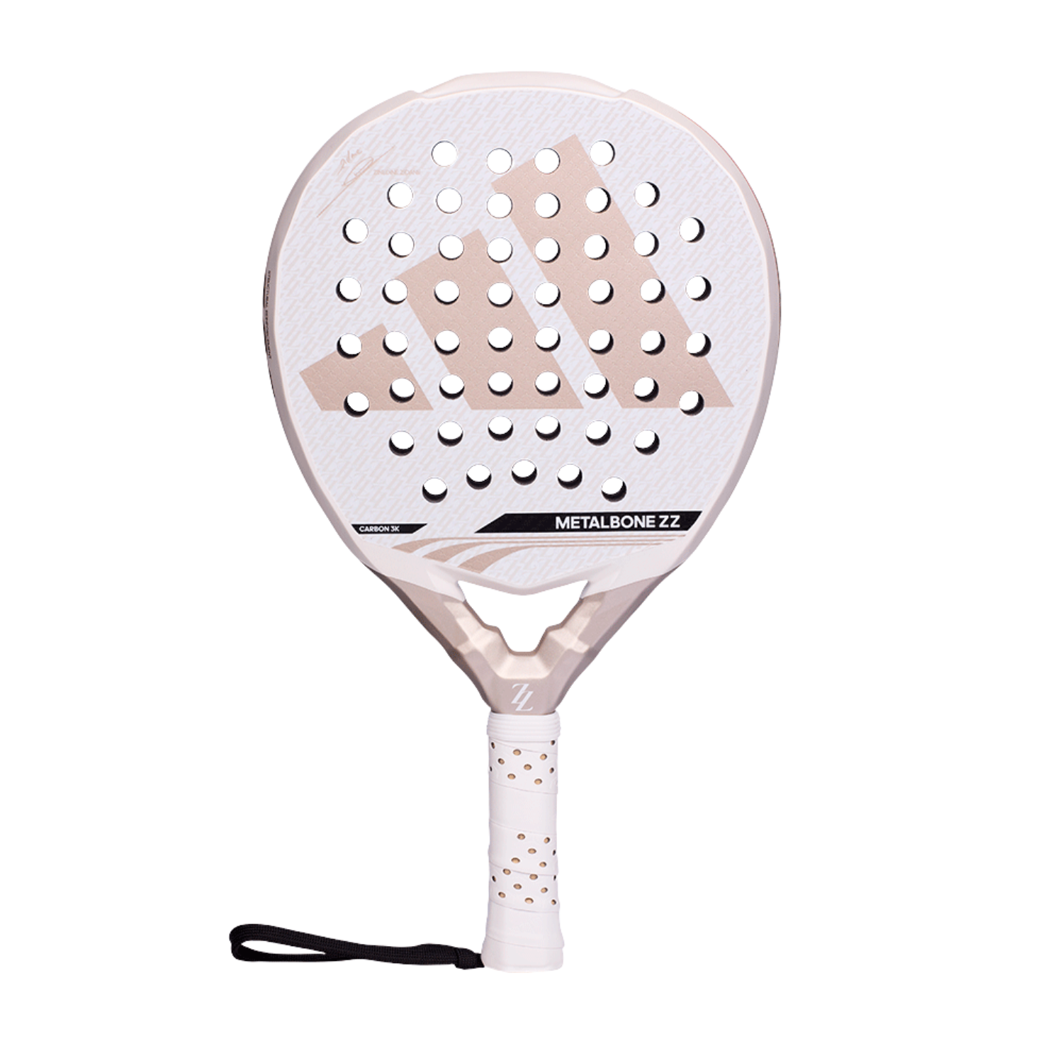 Adidas Metalbone ZZ Carbon 2026 Padel Racket - White Padel Rackets Adidas