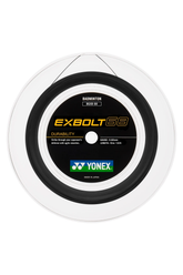 Yonex Exbolt 68 Badminton String (200m Reel) Black 200m Reel BLACK String (Reel) Yonex