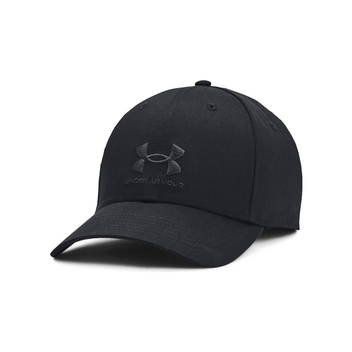 UA Branded Lockup Adjustable Cap Mens 1381645 Black Headwear Under Armour