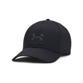 UA Branded Lockup Adjustable Cap Mens 1381645 Black Headwear Under Armour