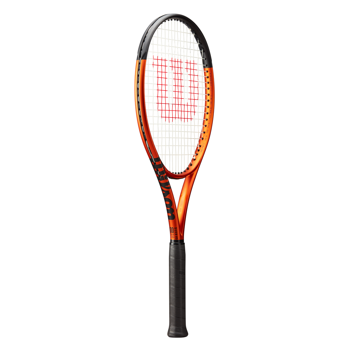 Wilson Burn 100 V5.0 Tennis Racket - Black/Orange