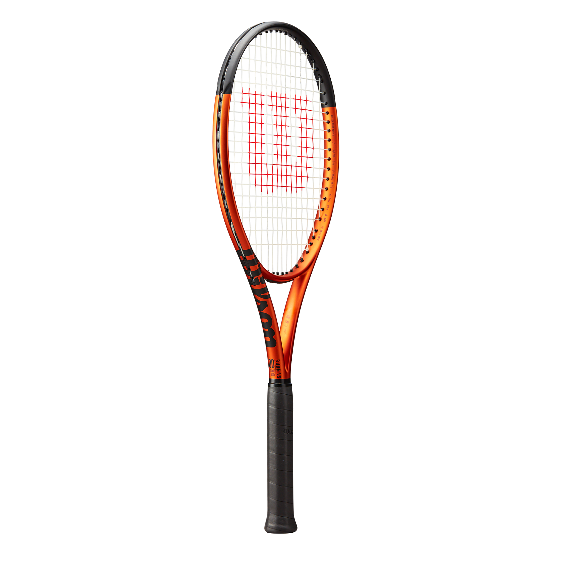 Wilson Burn 100 V5.0 Tennis Racket - Black/Orange