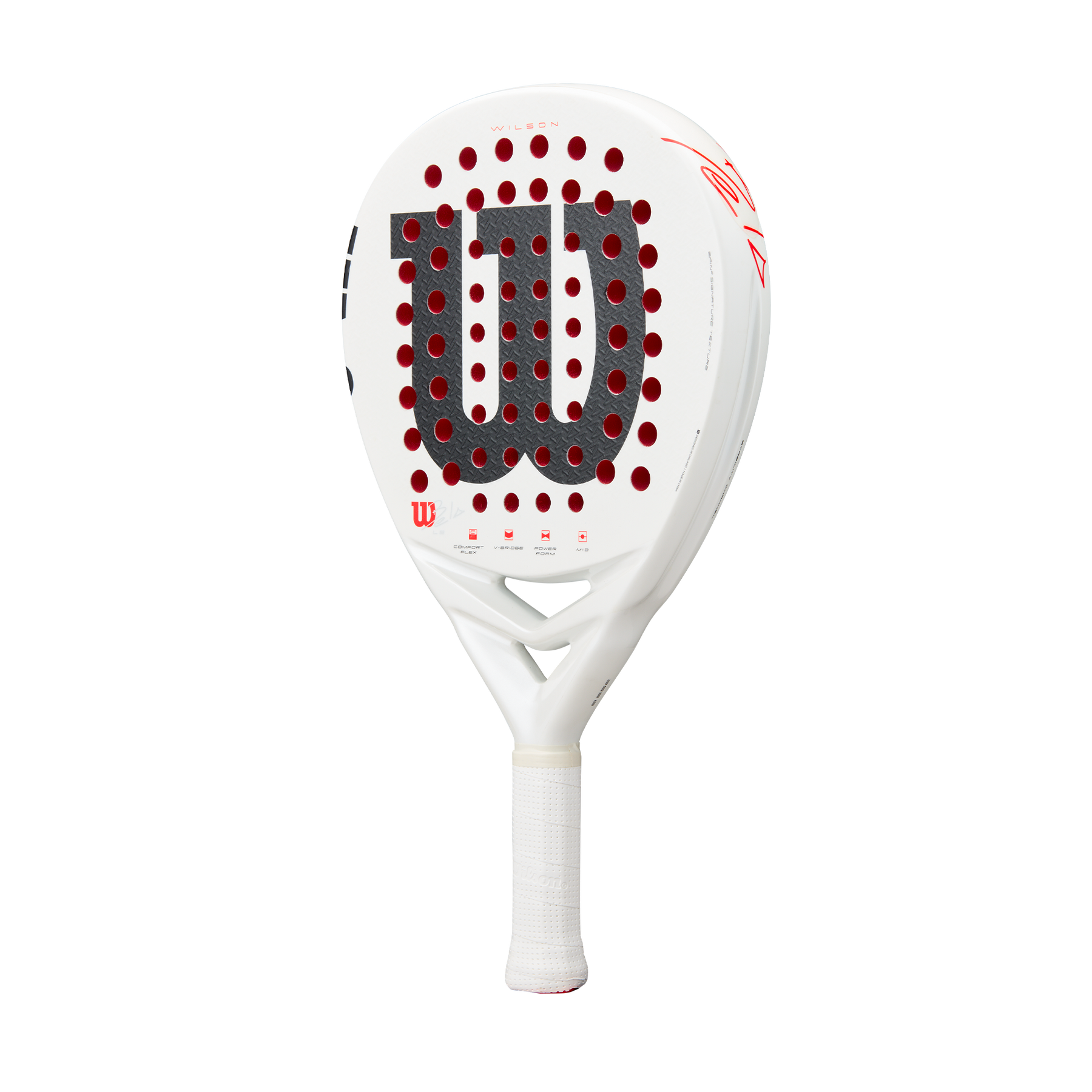 Wilson Bela LS V3 Padel Racket - White Padel Wilson