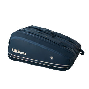 Wilson Super Tour Roland-Garros 2025 Session de Soirée 15-Pack Racket Bag – Dark Blue