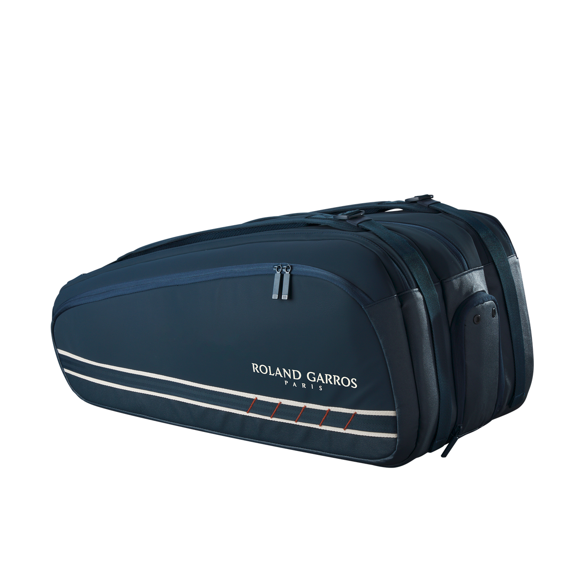 Wilson Super Tour Roland-Garros 2025 Session de Soiree 15 Pack Racket Bag, Dark Navy, back view