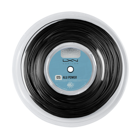Luxilon Alu Power 125/200M Tennis String Reel - Black Black 1.25mm 200m String (Reel) Luxilon