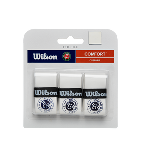 Wilson Roland Garros Overgrips - White/Navy