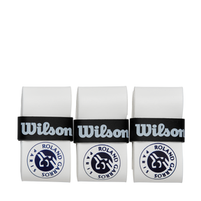 Wilson Roland Garros Overgrips - White/Navy