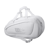 Wilson Bela DNA Super Tour Padel Bag – White White Tournament Bag Luggage Wilson