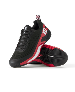 Wilson Rush Pro 4.5 Tennis Shoes Men - Black/Red