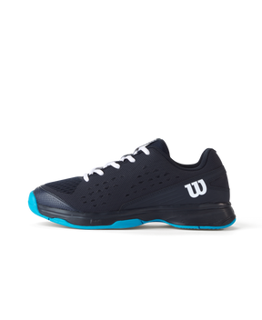 Wilson Rush Pro L Tennis Shoes Junior - Black/ Blue