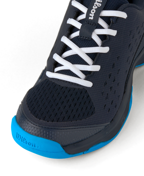 Wilson Rush Pro L Tennis Shoes Junior - Black/ Blue