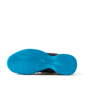 Wilson Rush Pro L Tennis Shoes Junior - Black/ Blue