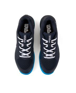 Wilson Rush Pro L Tennis Shoes Junior - Black/ Blue