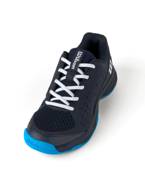 Wilson Rush Pro L Tennis Shoes Junior - Black/ Blue