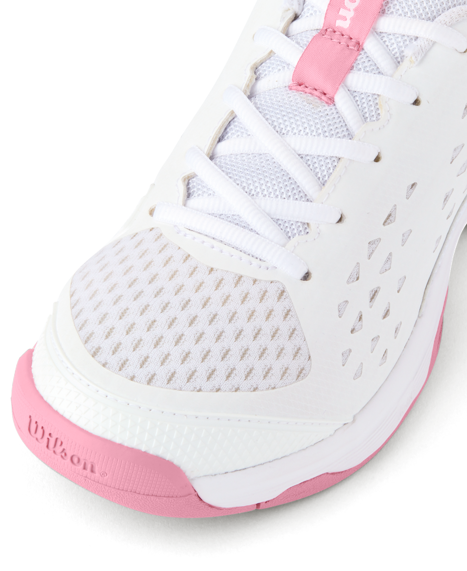 Wilson Rush Pro L Tennis Shoes Junior - White/Pink