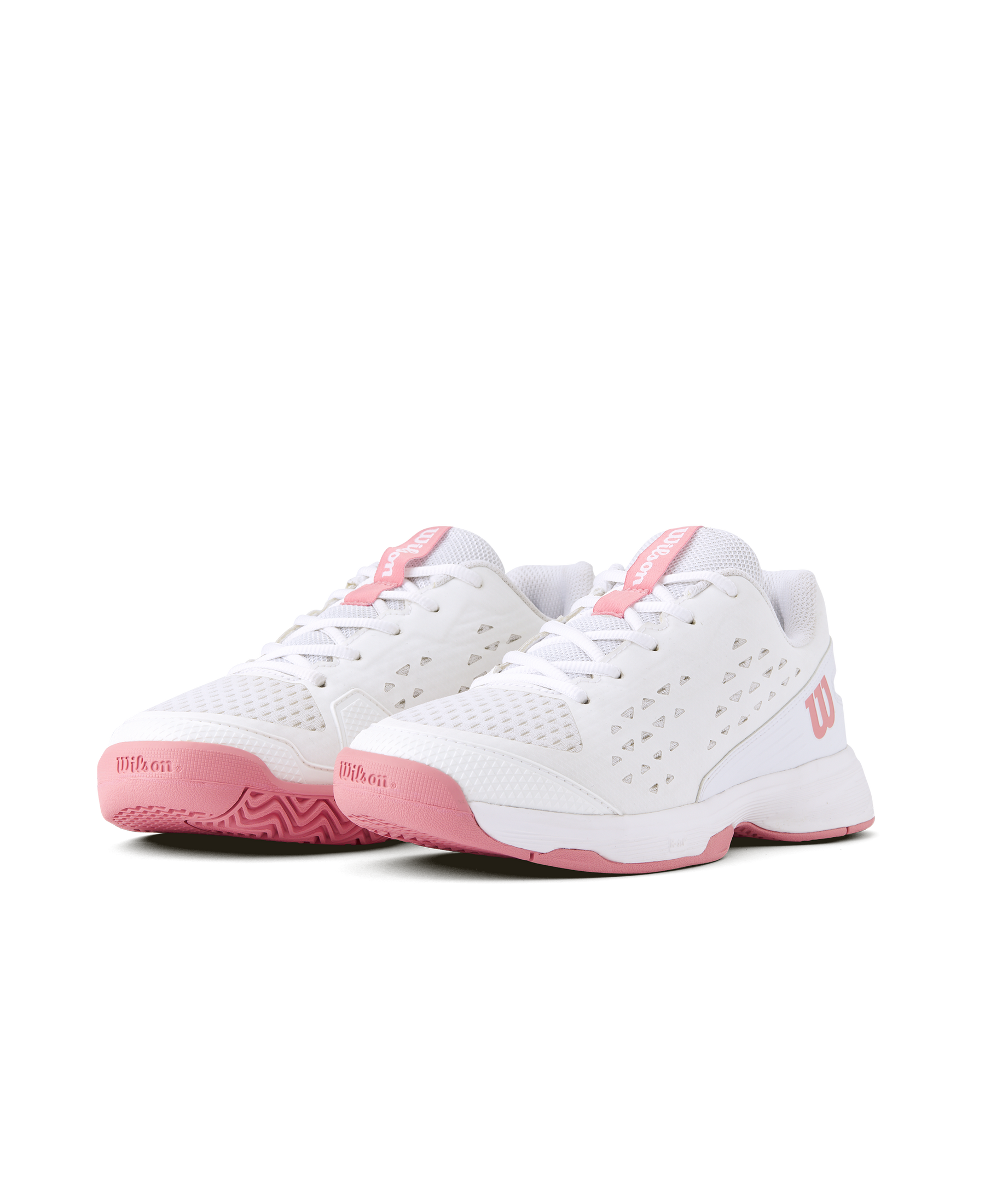 Wilson Rush Pro L Tennis Shoes Junior - White/Pink