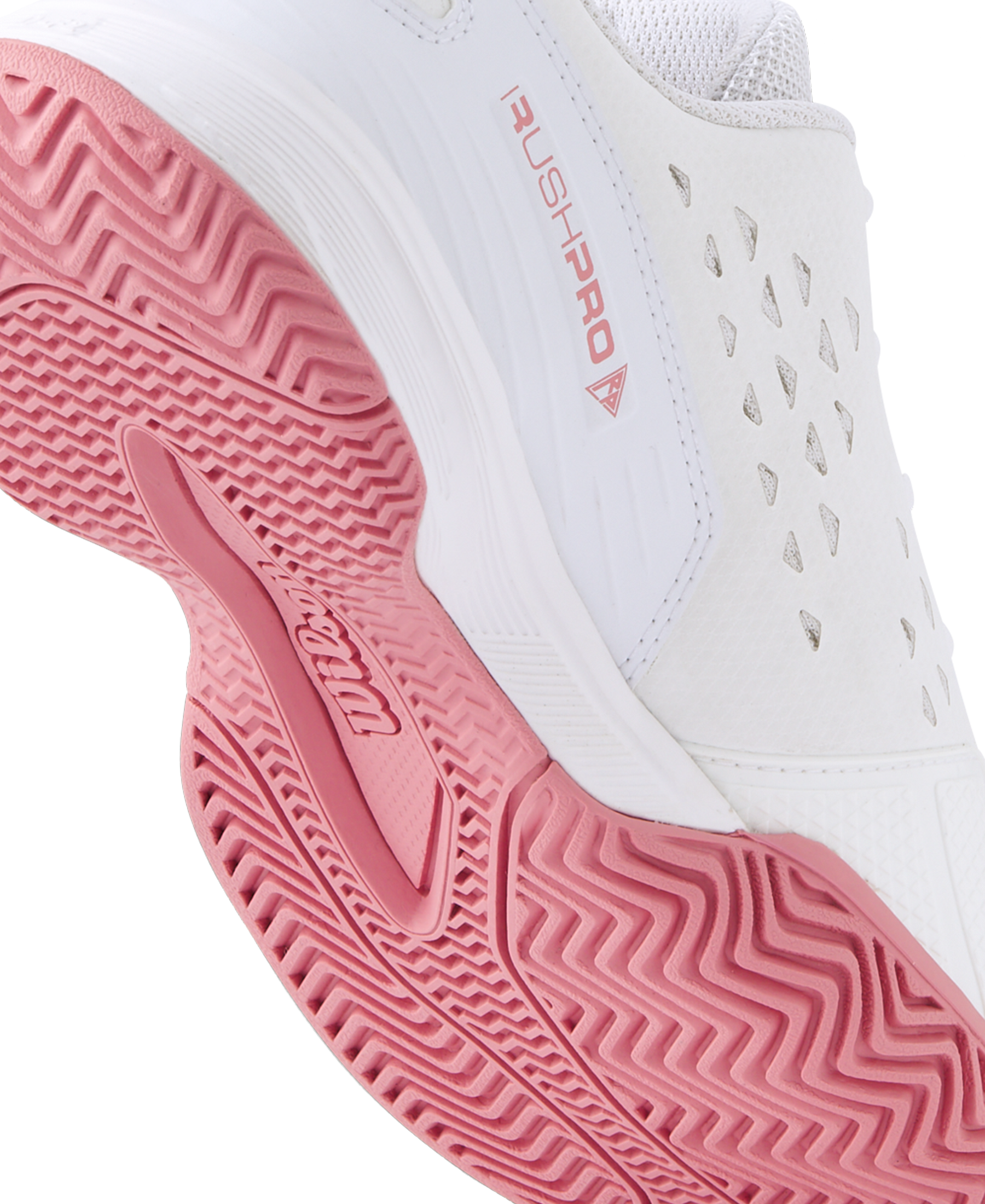 Wilson Rush Pro L Tennis Shoes Junior - White/Pink