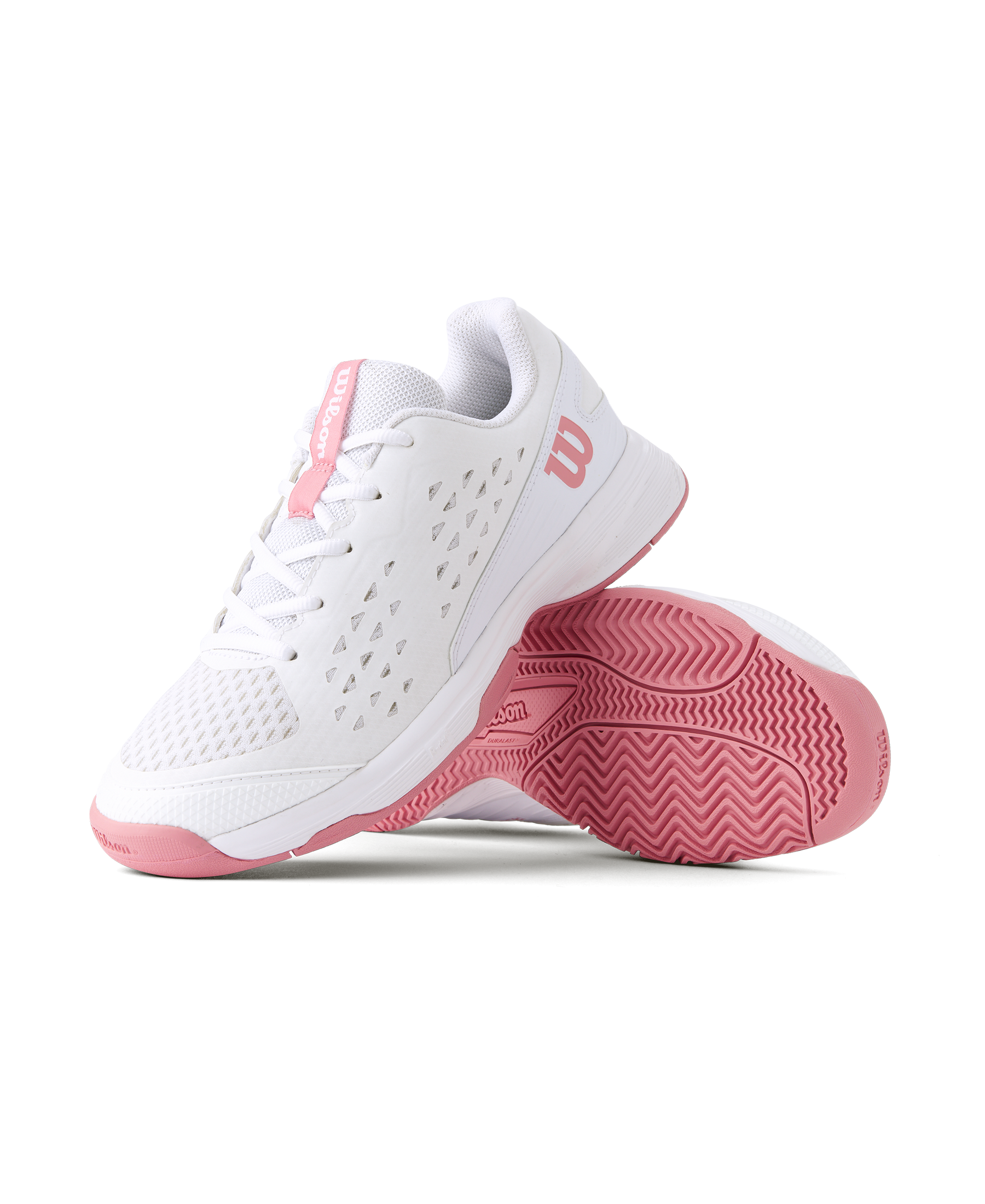 Wilson Rush Pro L Tennis Shoes Junior - White/Pink