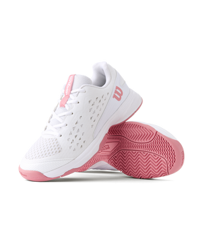 Wilson Rush Pro L Tennis Shoes Junior - White/Pink