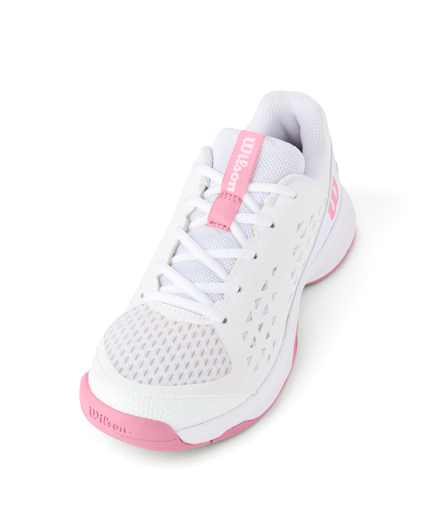 Wilson Rush Pro L Tennis Shoes Junior - White/Pink