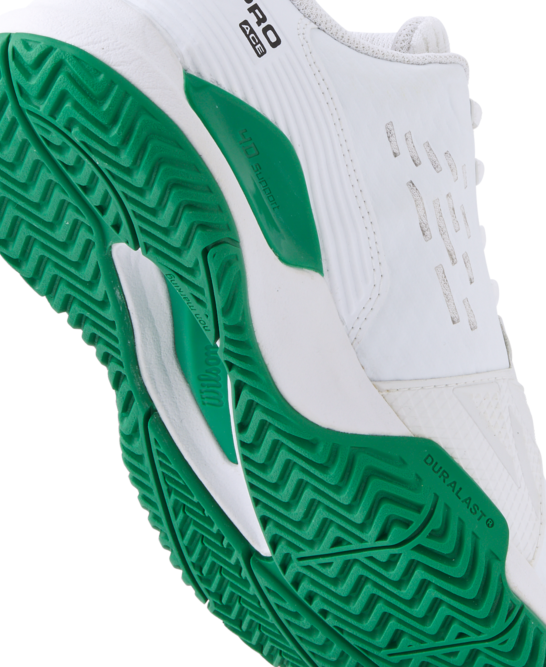 Wilson Rush Pro Ace Tennis Shoes Junior - White/Green