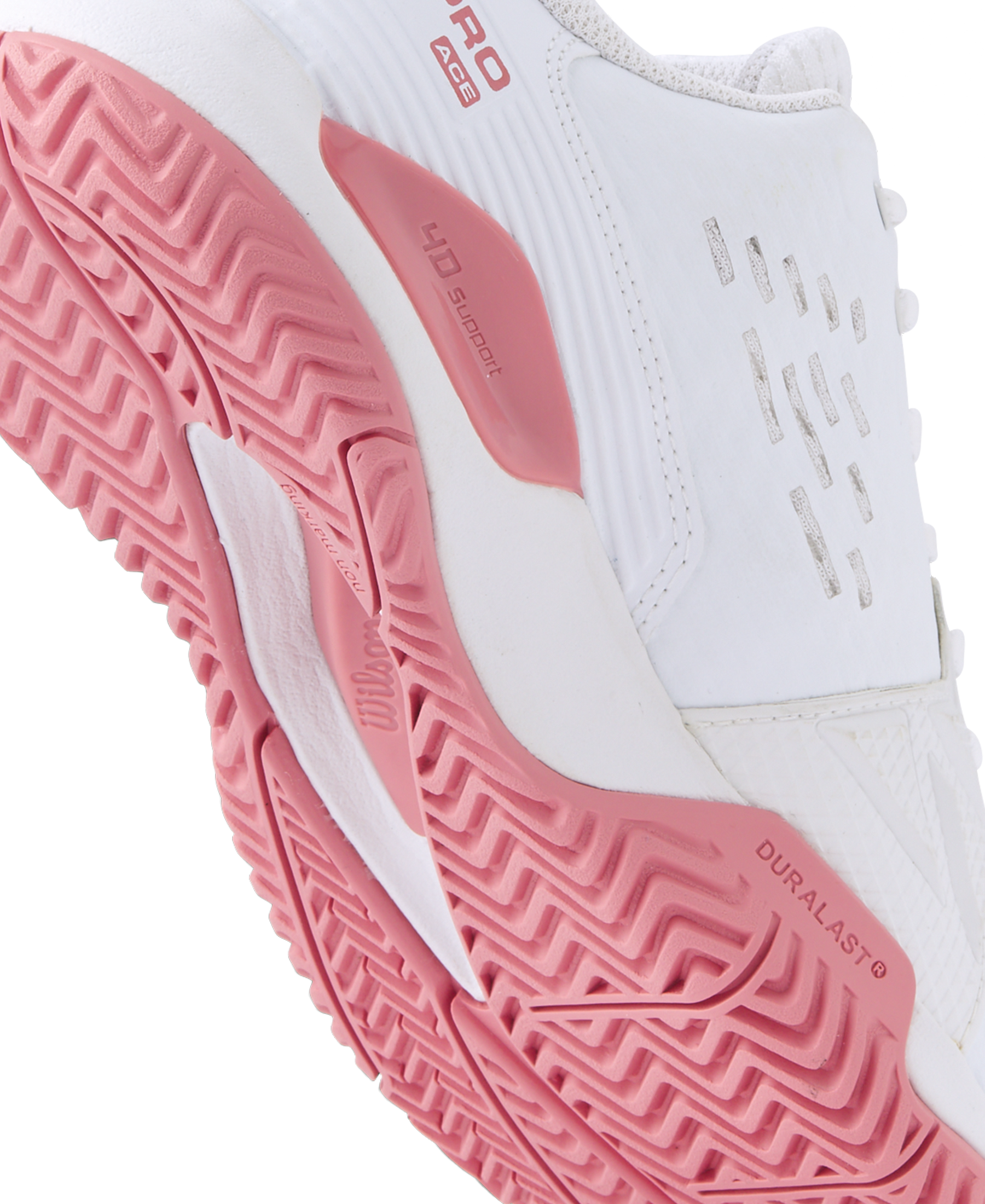 Wilson Rush Pro Ace Tennis Shoes Junior - White/Pink