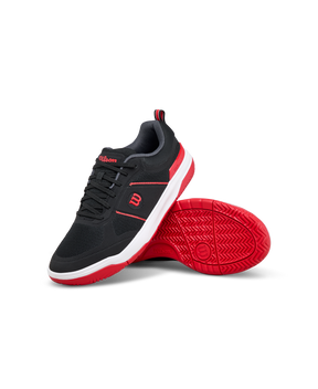 Wilson Pickle Pro Pickleball Shoe Men - Black/Red Pickleball Wilson