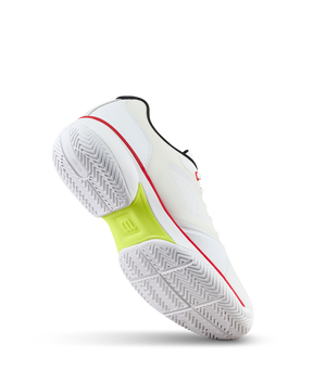 Wilson Rush Lite 5 Tennis Shoe Men - White/Red Tennis Shoes Wilson
