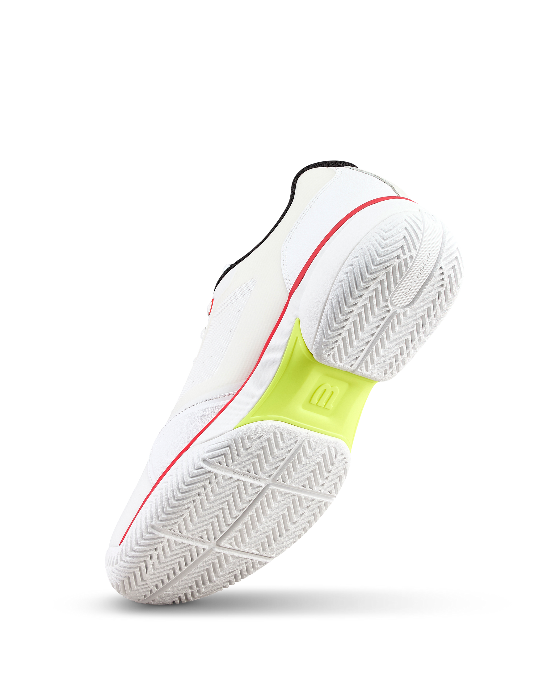 Wilson Rush Lite 5 Tennis Shoe Men - White/Red Tennis Shoes Wilson