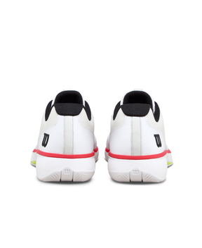 Wilson Rush Lite 5 Tennis Shoe Men - White/Red Tennis Shoes Wilson