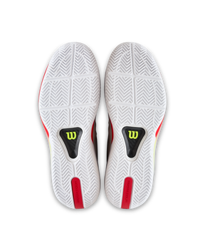 Wilson Rush Tour 5 Tennis Shoe Men - White/Red Tennis Shoes Wilson