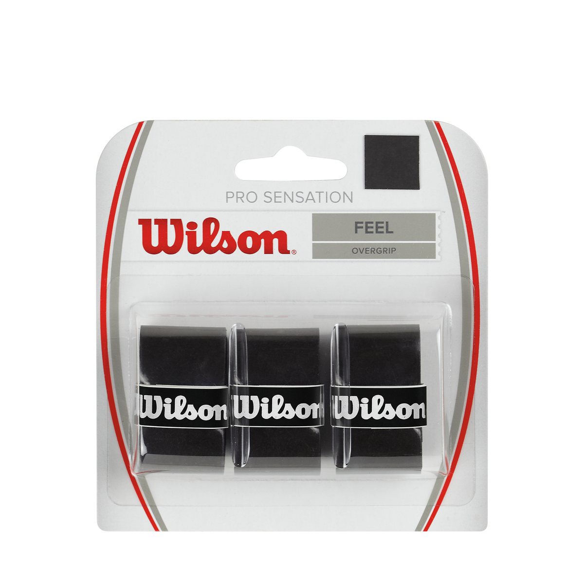 Wilson Pro Overgrip Sensation 3 Pack - Black