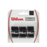 Wilson Pro Overgrip Sensation 3 Pack - Black