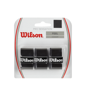 Wilson Pro Overgrip Sensation 3 Pack - Black