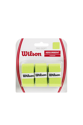 Wilson Pro Soft Overgrip 3 Pack - Lime