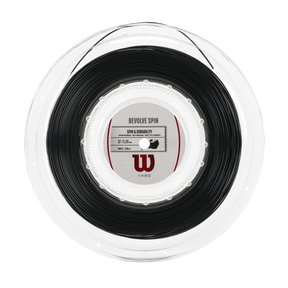 Wilson Revolve Spin 17 String Reel - Black BLACK 1.25mm 200m String (Reel) Wilson