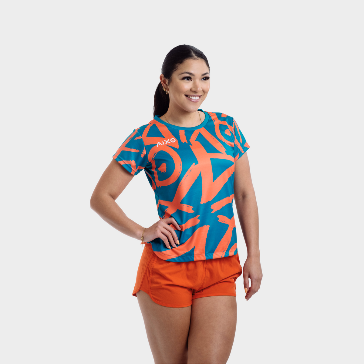 Aixo Tagged Womens T Shirt Lime T Shirt Aixo