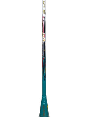 Hundred Battle 600 4U Badminton Racket - White/Verdigris/Gold