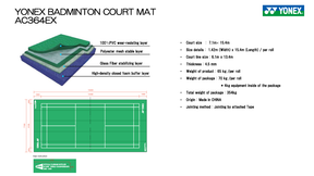 Yonex AC364EX Badminton Court Mat Accessories Yonex