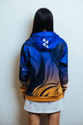 Pre-Order Yonex Imperial Charge – Unisex Overhead Hoodie (Celestial Purple / Pale Gold) Yonex CNY2026 Hood Sweat B Unisex Clothing Yonex