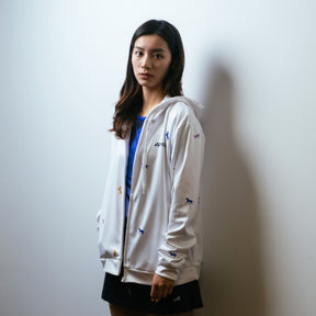 Pre-Order Yonex Heavenly Rider – Unisex Zip Hoodie (White) Yonex CNY2026 Zip Hood Sweat A Unisex Clothing Yonex