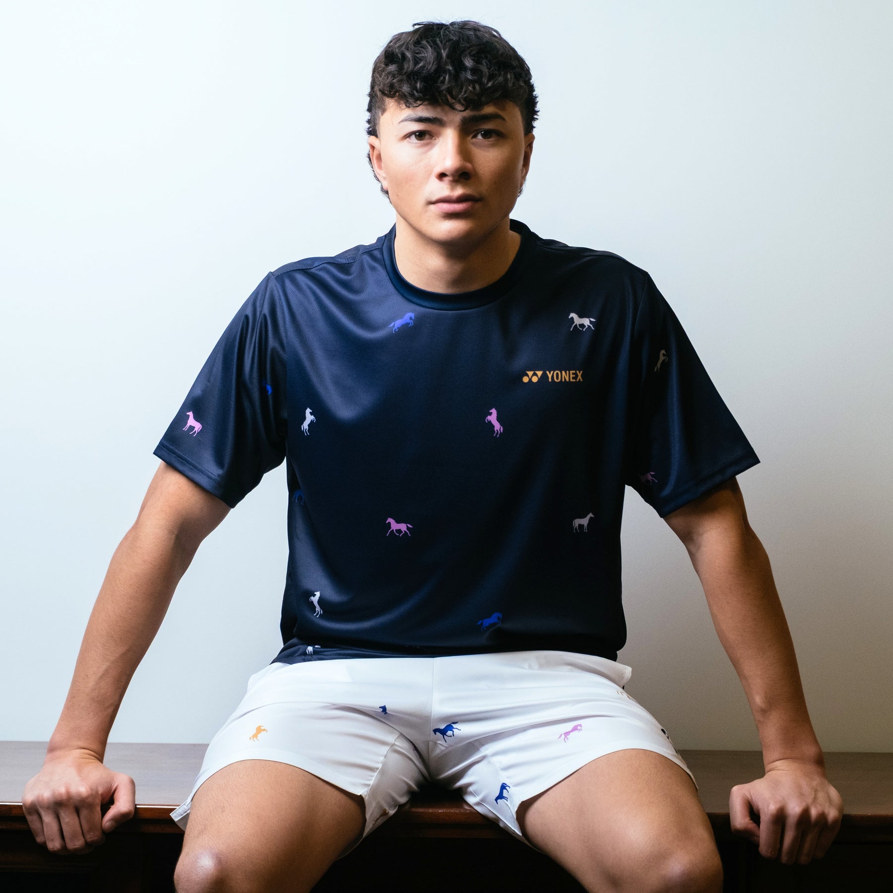 Yonex Midnight Parade – Men’s Performance Shirt (Ink Blue) Yonex CNY2026 TT C Men Clothing Yonex