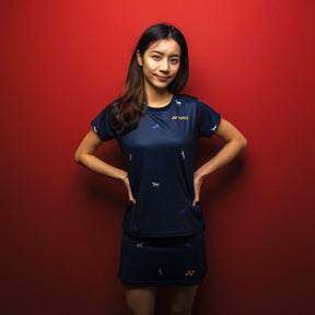 Yonex Midnight Grace – Women’s Performance Shirt (Ink Blue) Yonex CNY2026 TT C Women Clothing Yonex