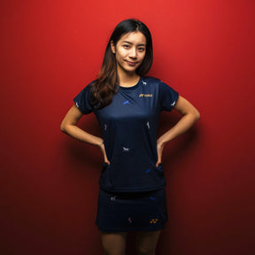 Yonex Galloping Elegance – Women’s Performance Skort (Ink Blue) Yonex CNY2026 Game Skort A Women Clothing Yonex