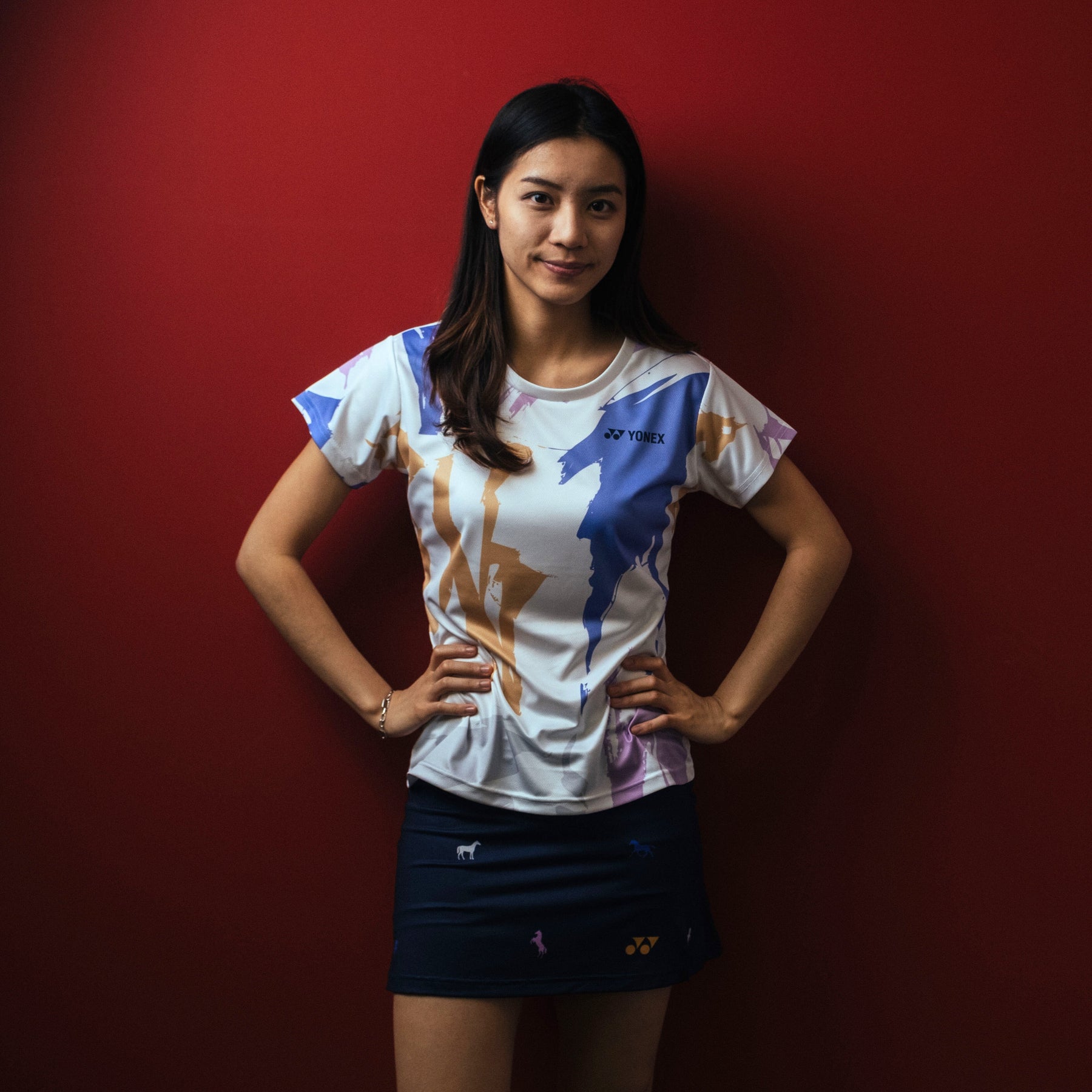 Yonex Shadow Charge Celestial Momentum – Women’s Performance Shirt (White) Yonex CNY2026 TT D Women Clothing Yonex