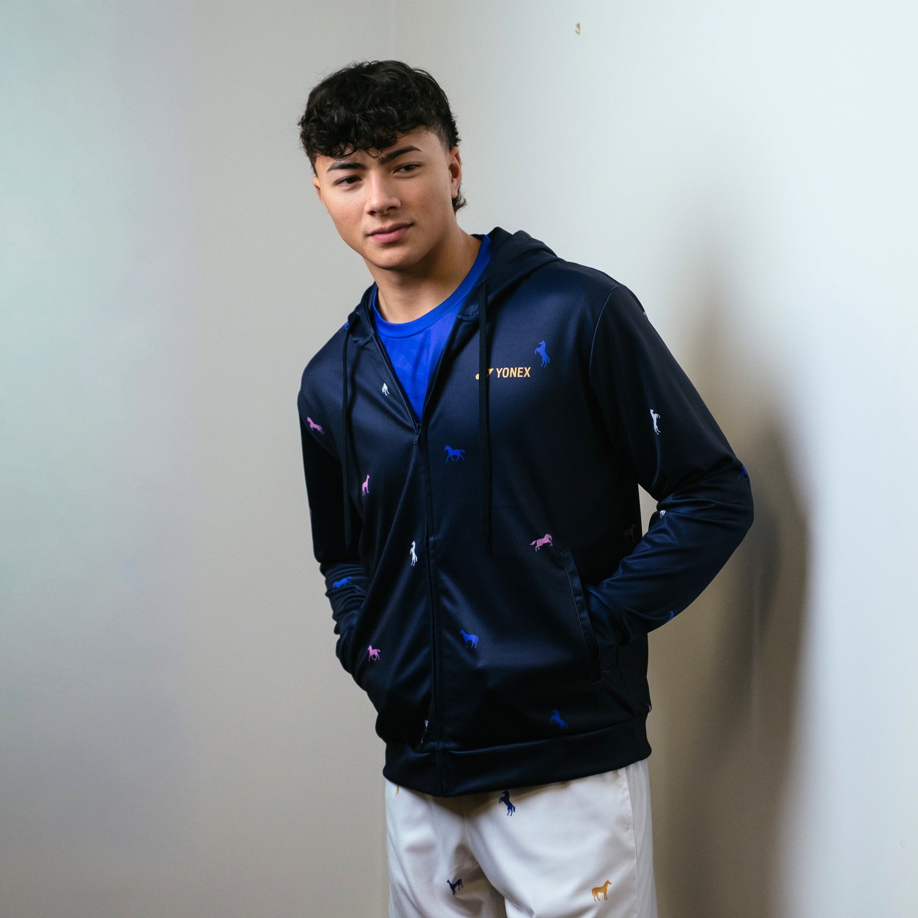 Pre-Order Yonex Heavenly Rider – Unisex Zip Hoodie (White) Yonex CNY2026 Zip Hood Sweat A Unisex Clothing Yonex