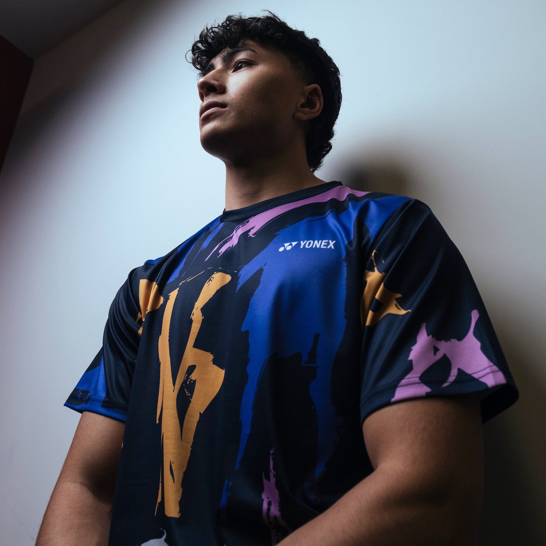 Yonex Shadow Charge Celestial Momentum – Men’s Performance Shirt (White) Yonex CNY2026 TT D Men Clothing Yonex