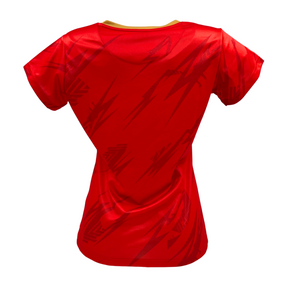 Yonex YTL8 T-Shirt Womens (Red/Gold)