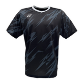 Yonex YTJ8 T-Shirt Junior (Black/Silver) BLACK SILVER Clothing Yonex